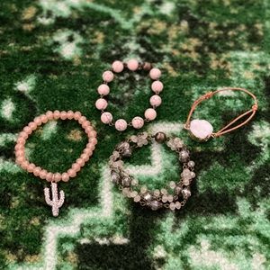 Four Pack Stylish Bracelets